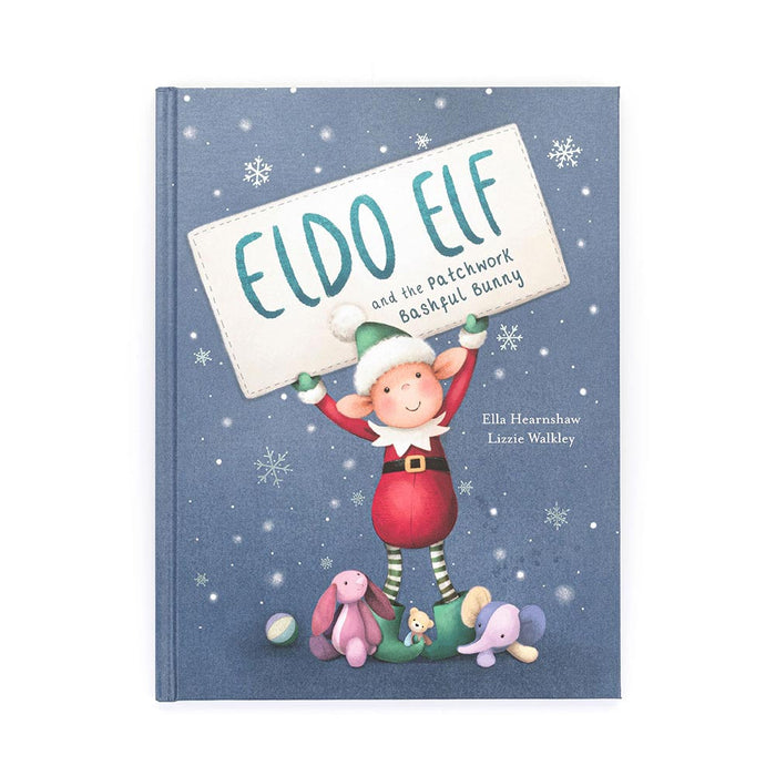 Book Jellycat -Eldo Elf and the Patchwork Bashful Bunny