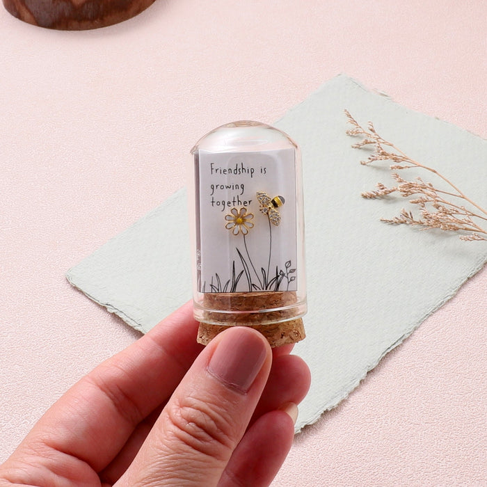 Terrarium Bottle Earrings - For A Friend