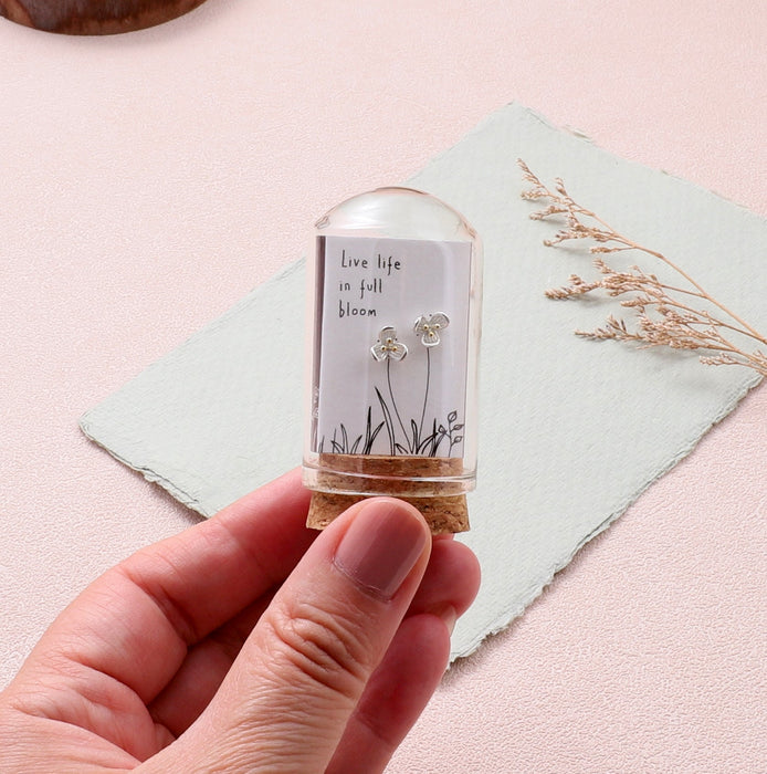 Terrarium Bottle Earrings - Just Blooms