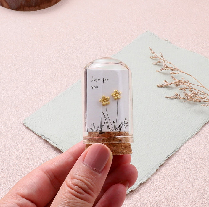 Terrarium Bottle Earrings - Just For You