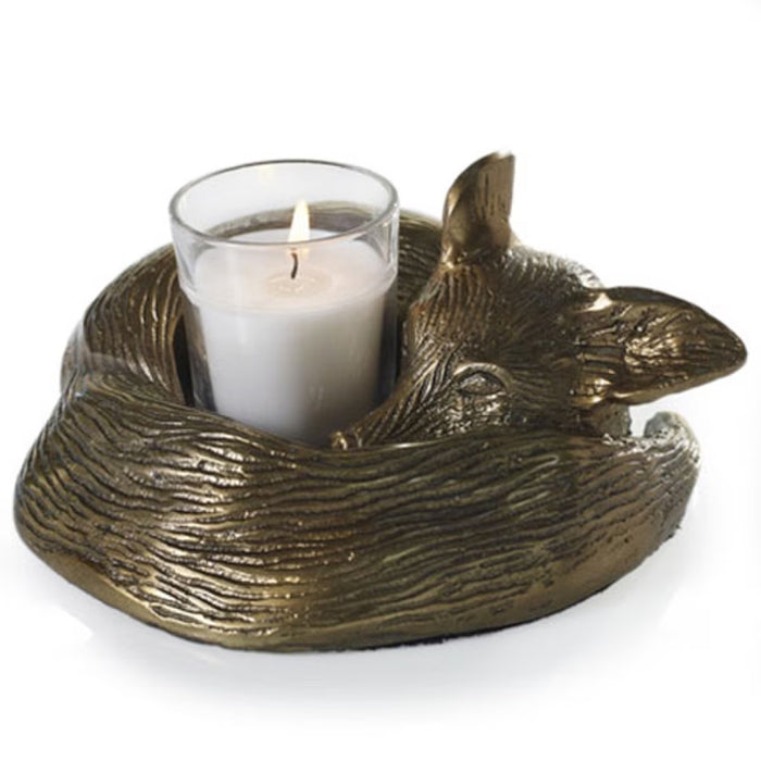 Brass Sleepy Eloise Tealight Holder