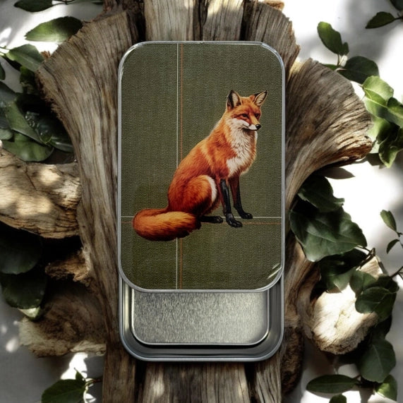 Notions Tin - Woodland Fox