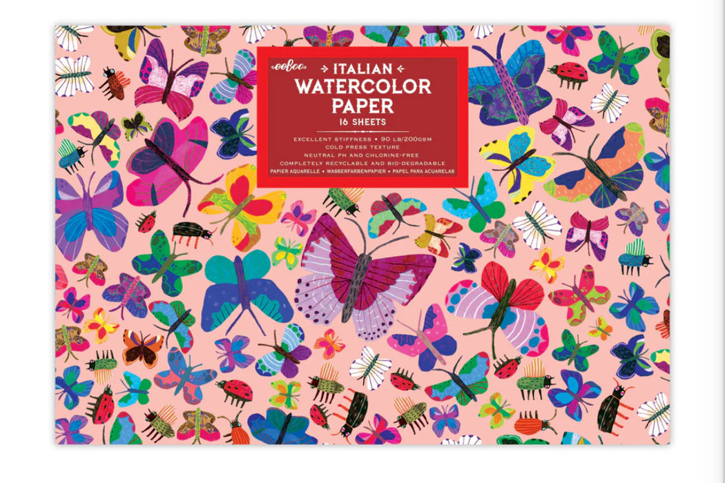 Butterflies Watercolour Pad