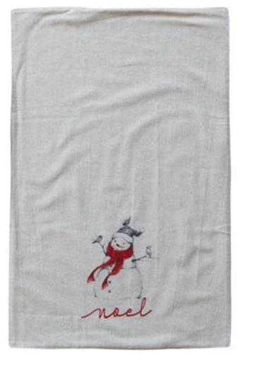 Cotton & Linen Holiday Tea/Hand Towels