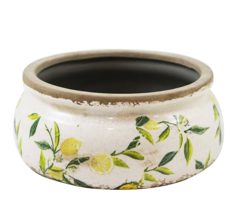 Round Lemon Planter