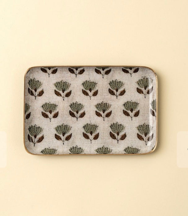 Decorative Enamel Tray Medium