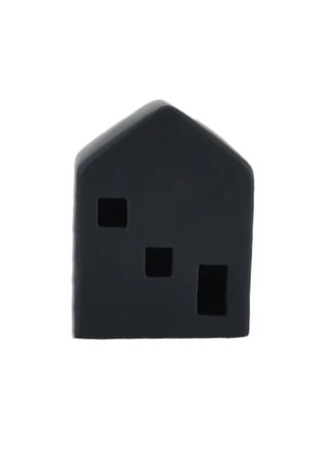 Ceramic Led House - Black