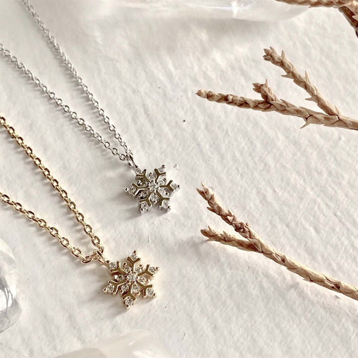 Necklace  - Neige Snowflake Charm