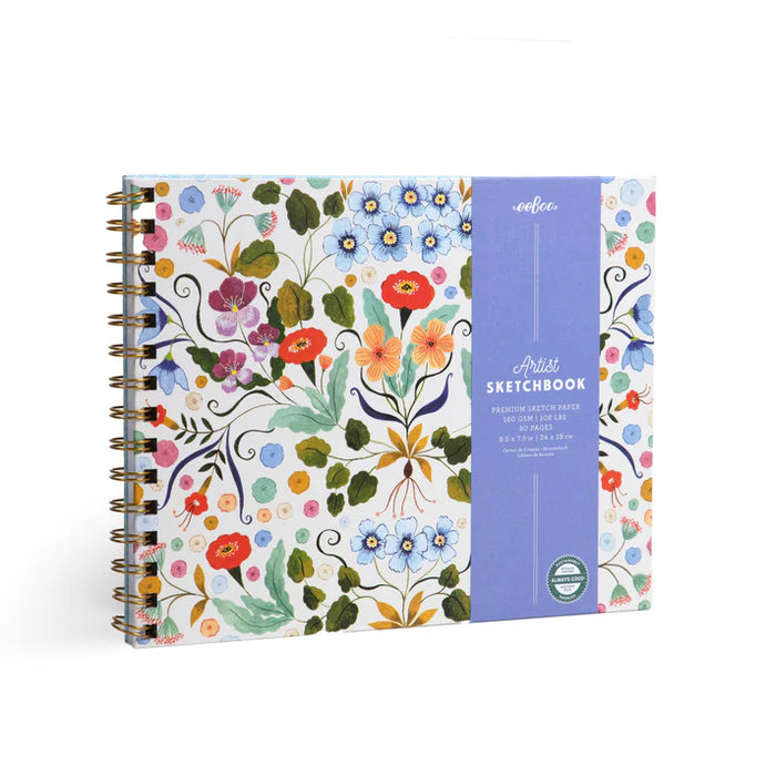Flora Hardcover Artist Sketchbook