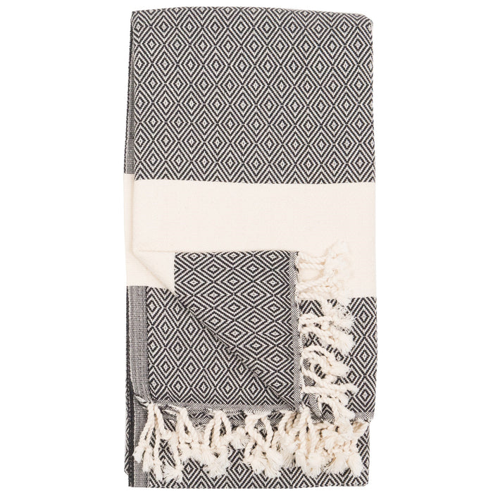 Turkish Towel - Diamond Carbon