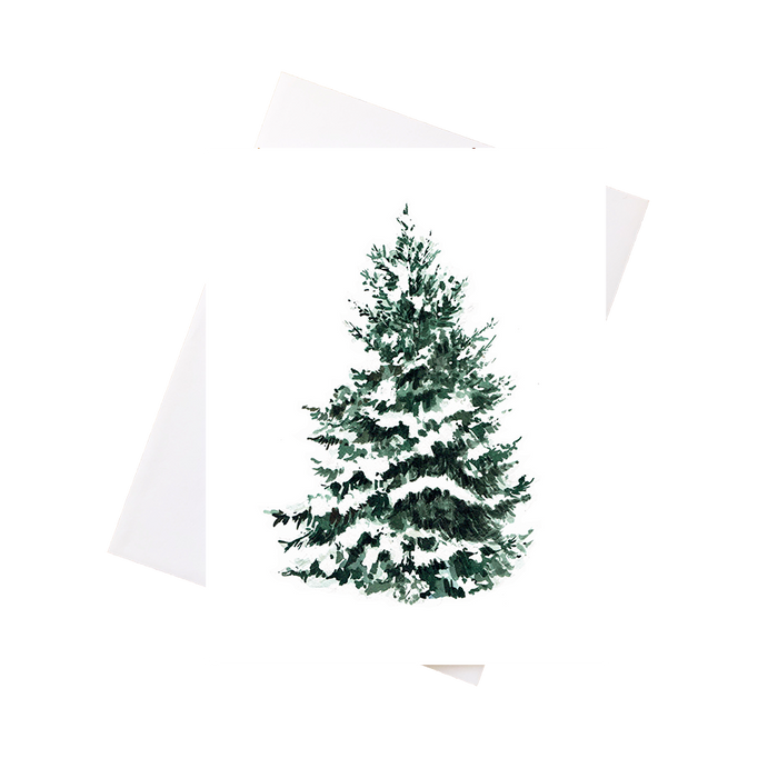 Card - Watercolour Artwork Holiday