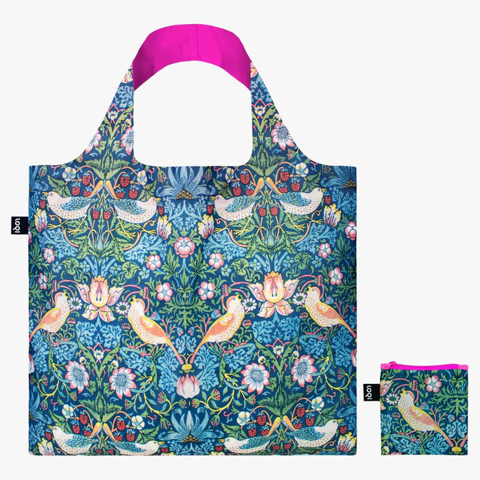 Reusable Tote Bag - William Morris - Strawberry Thief
