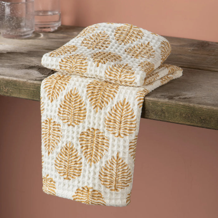 Dishtowel - Block Print Arbor