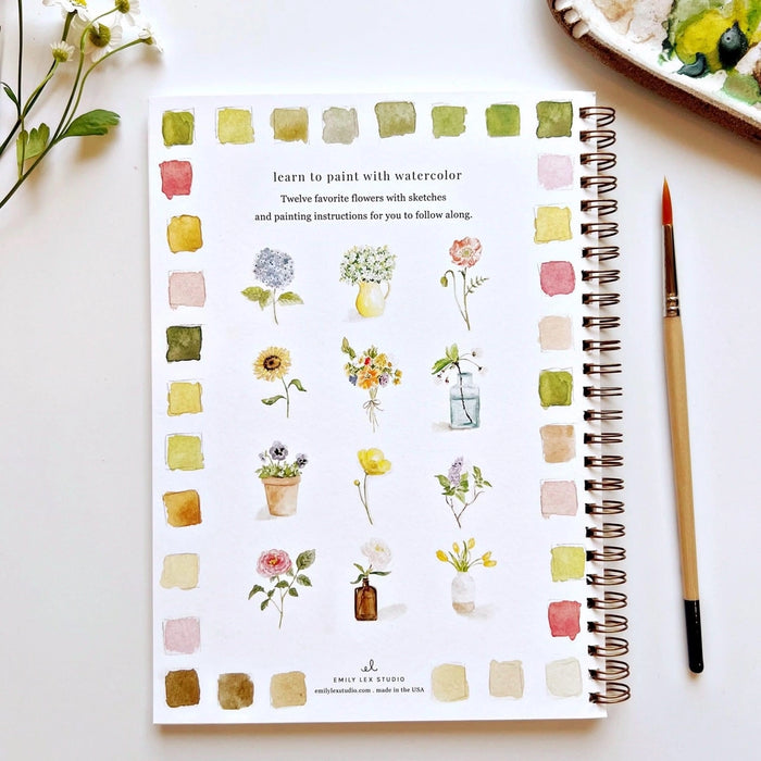Watercolour Workbooks - Flowers