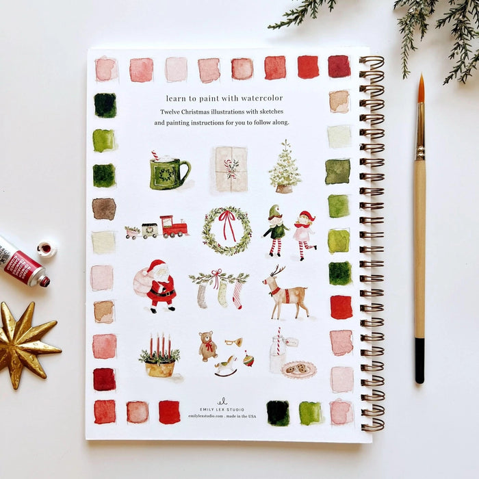Watercolour Workbooks - Christmas
