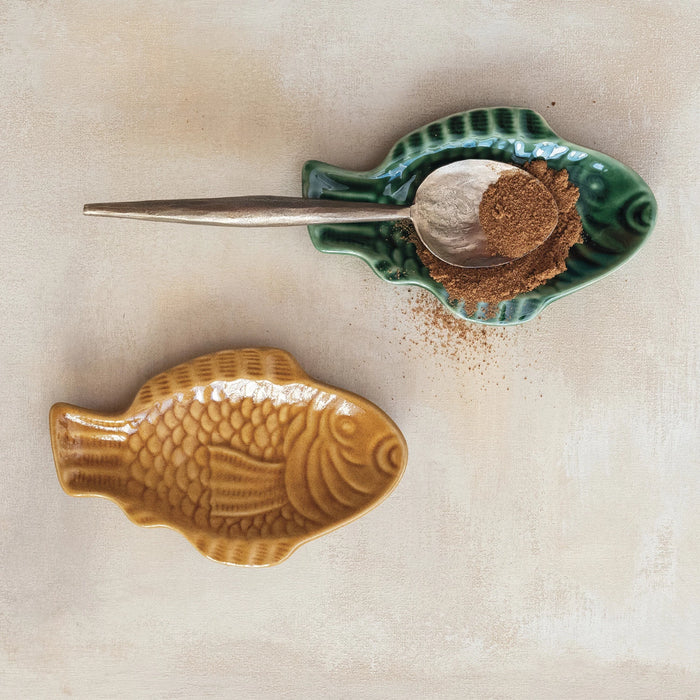 Stoneware Fish Shaped Dish