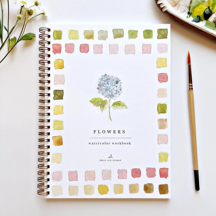 Watercolour Workbooks - Flowers
