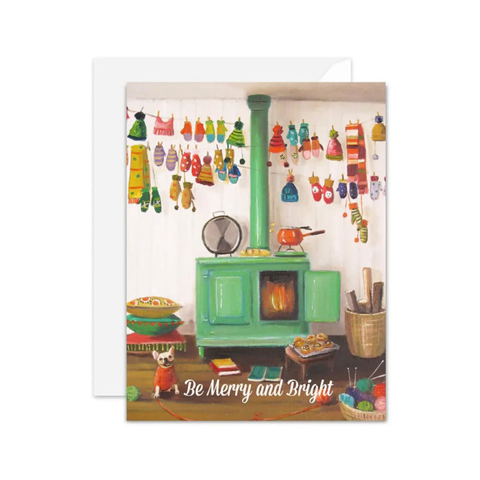 Card - Merry & Bright - The Knitter