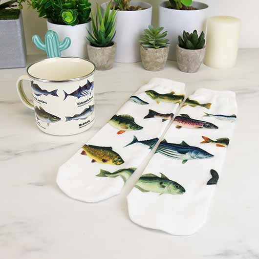 Fish Mug & Sock Set