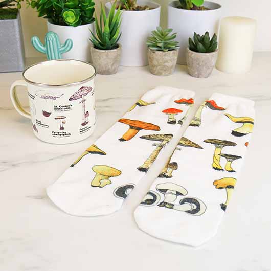 Mushroom Mug & Sock Set