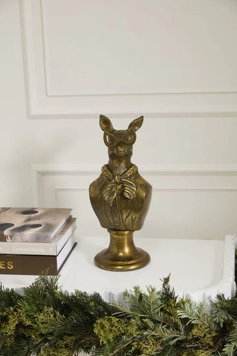 Brass Margie the Doe Bust