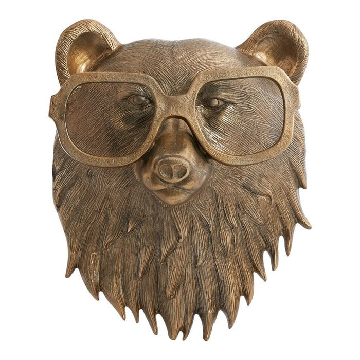 Brass Beatrice the Bear Wall Mount