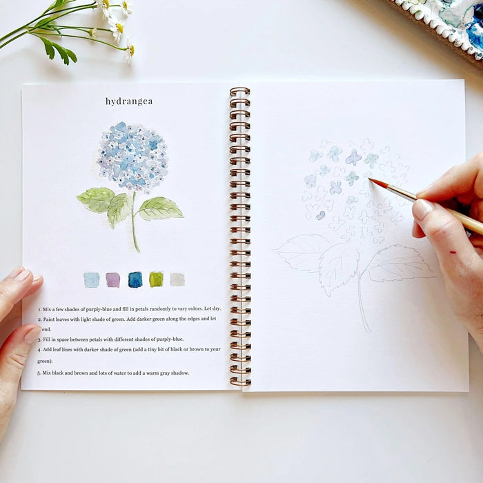 Watercolour Workbooks - Flowers