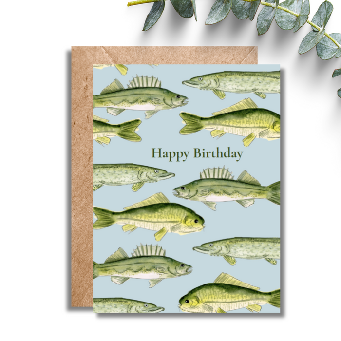 Greeting Card - Fishy Birthday