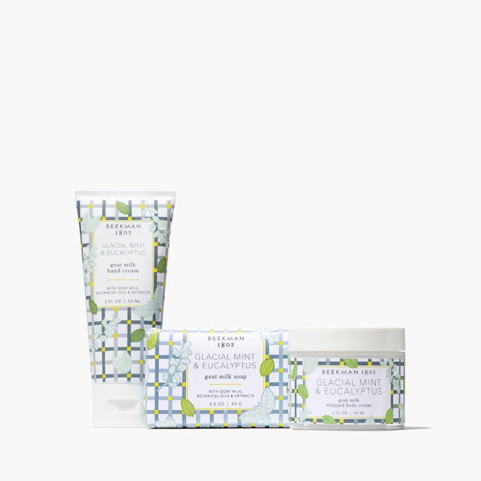 Beekman Glacial Mint & Eucalyptus Body Care Gift Set