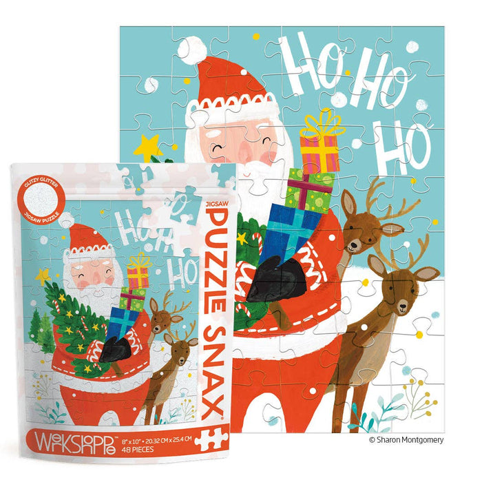 Puzzle Snax - Ho Ho Ho Santa - 48 piece