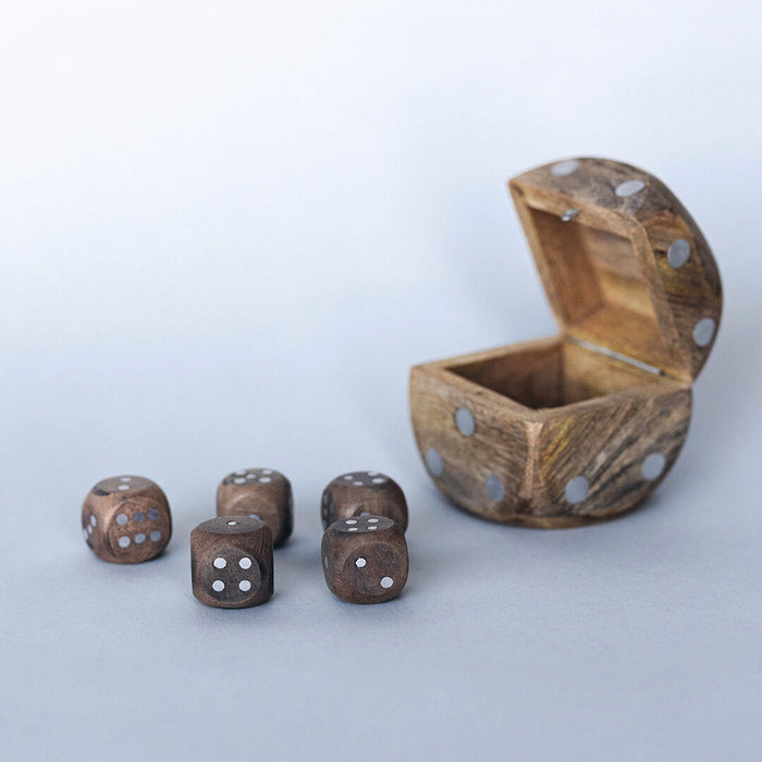 Wooden Dice Holder
