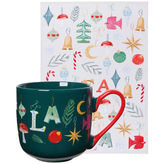 Christmas Mug & Tea Towel Set