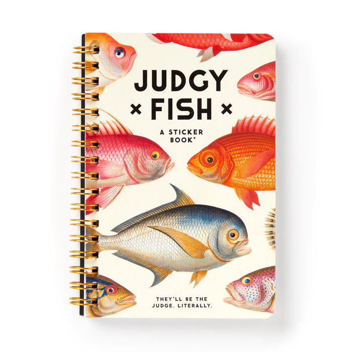 Adult Sticker Book - Judgy Fish
