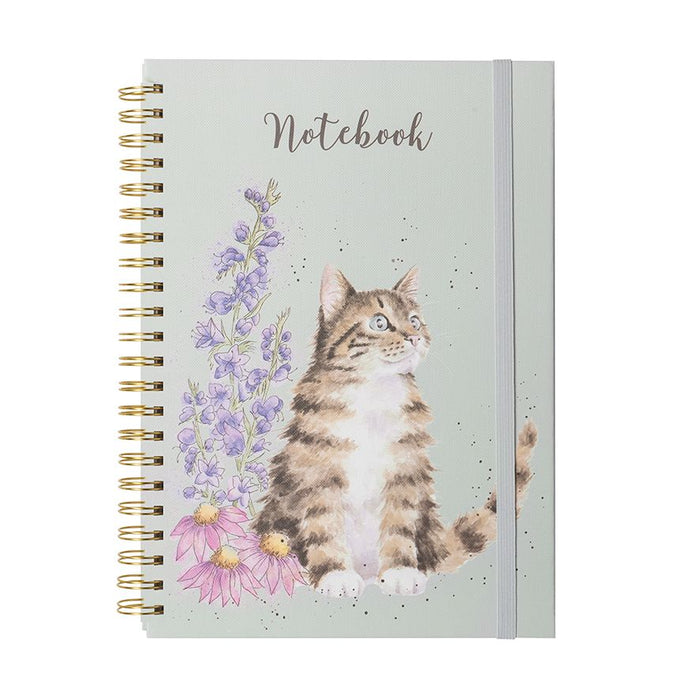 Notebook - Large Spiral Bound - Whiskers & Wildflowers