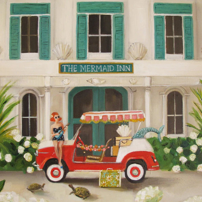 Janet Hill Framed Art - The Mermaid Inn