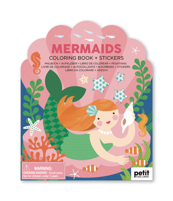 Mermaids Colouring Book & Stickers