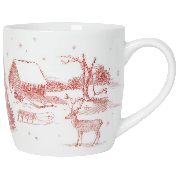 Mug - Winter Toile