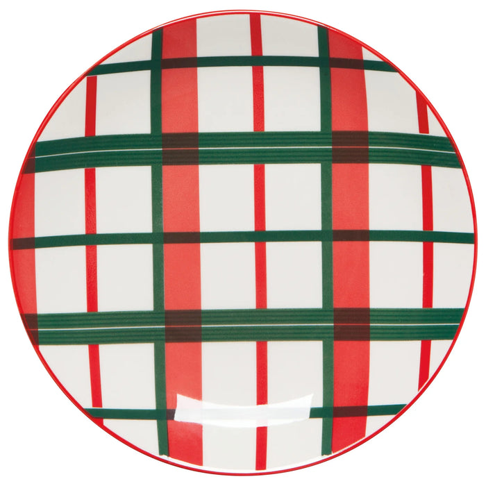 Christmas Appie Plates- Plaid