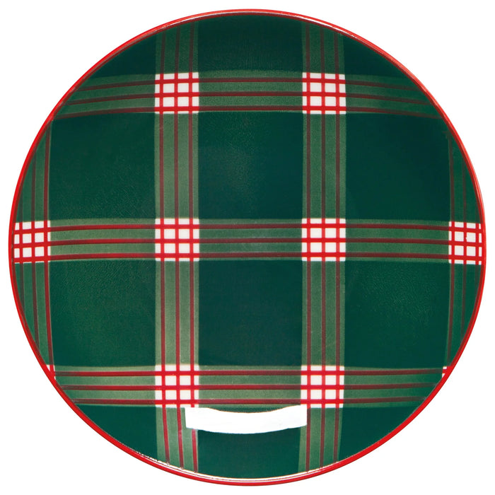 Christmas Appie Plates- Plaid