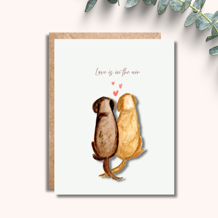 Greeting Card - Dog Love