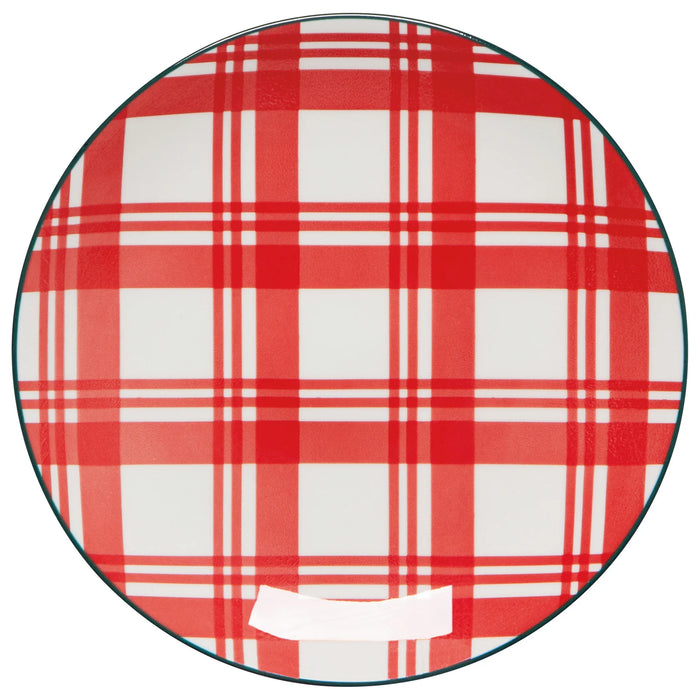 Christmas Appie Plates- Plaid