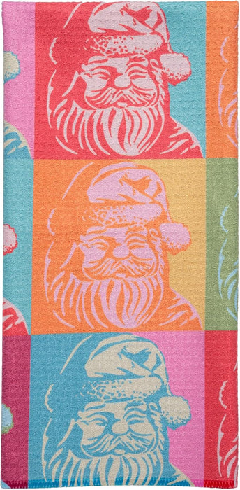 Retro Santa Tea Towel