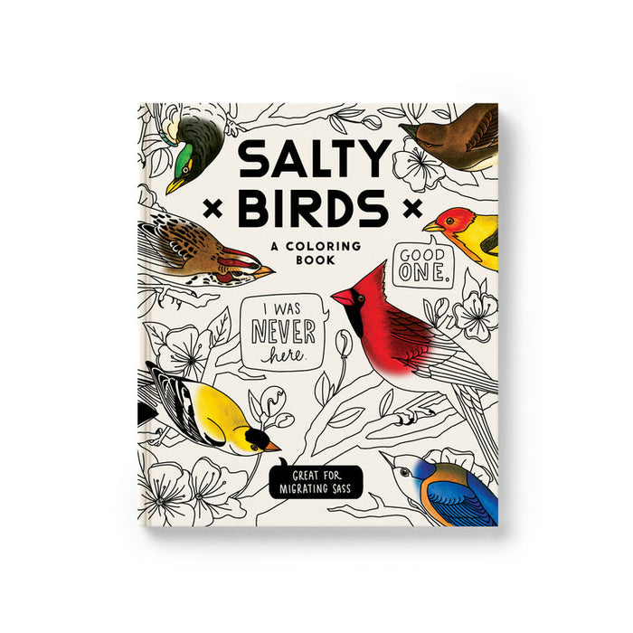 Adult Colouring Book - Salty Birds