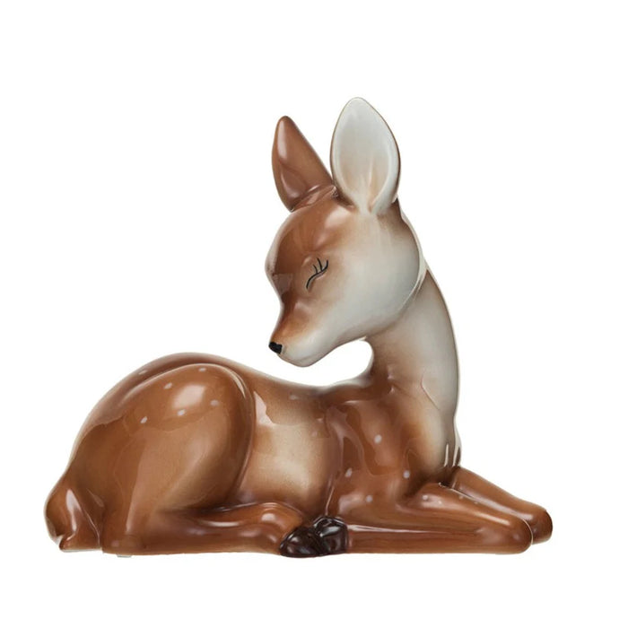 Ceramic Lying Fawn