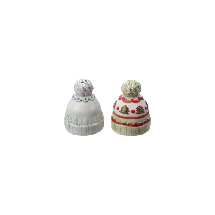 Salt & Pepper Shakers - Stoneware Hats