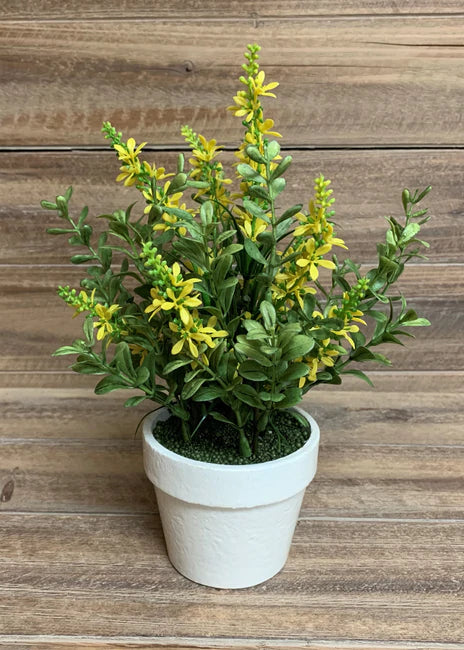 Potted Faux Sweet Veronica Bush