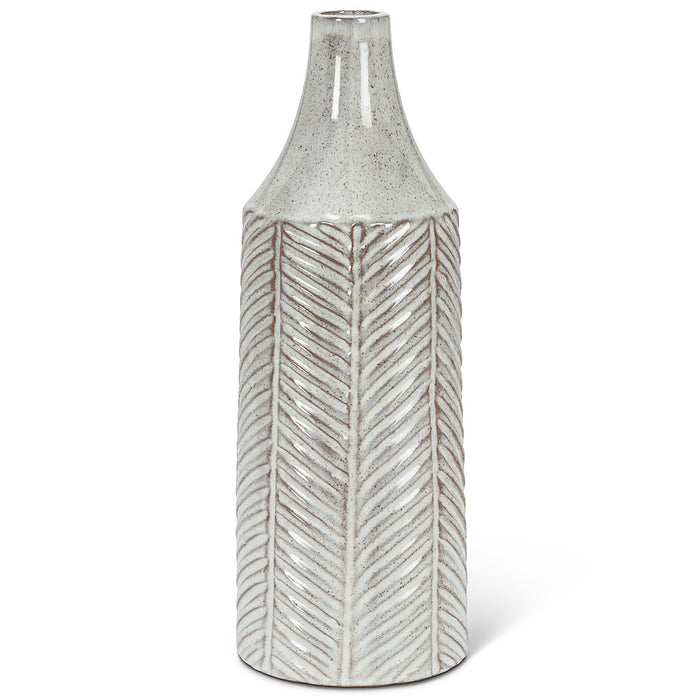 Vase - Stoneware Herringbone