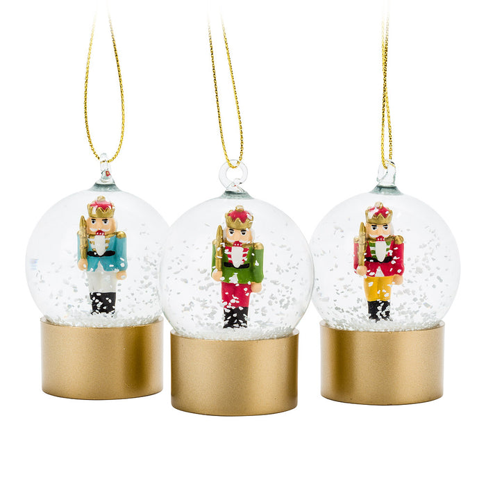 Christmas Mini Nutcracker Snow Globe