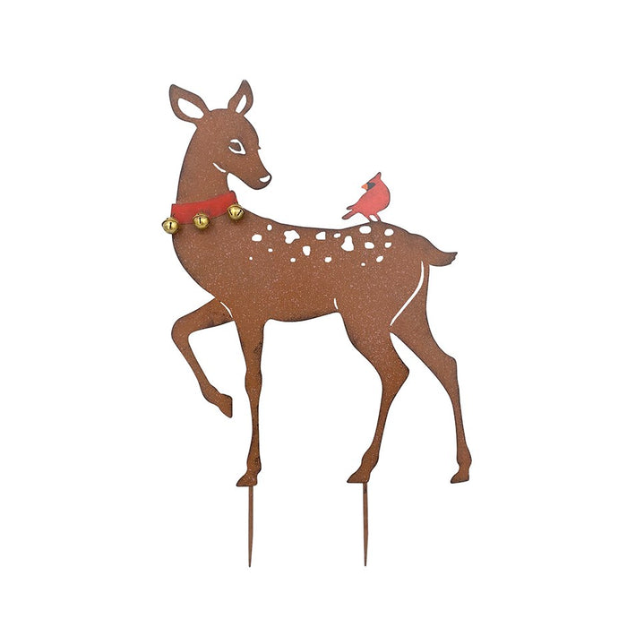 Metal Deer Garden Stake