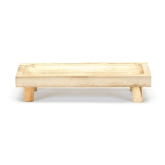 Wood Tray with Feet